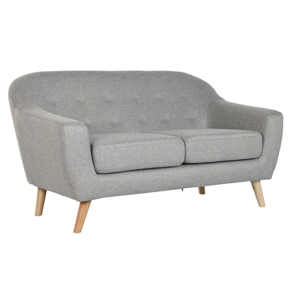 Sofa Home ESPRIT Pilka Kreminė Natūralus Scandi 146 x 84 x 82 cm
