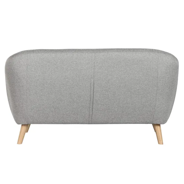 Sofa Home ESPRIT Grey Cream Natural Scandi 146 x 84 x 82 cm