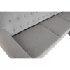 Dīvāns Home ESPRIT Pelēks Krēmkrāsa Scandi 226 x 144 x 84 cm