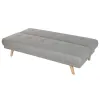 Sofabed Home ESPRIT Grey Cream Scandi 172 x 80 x 76 cm