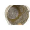 Basket set Home ESPRIT Yellow Coral Seagrass (2 Pieces)