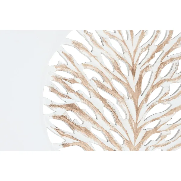 Širma Home ESPRIT Balta Natūralus Mango mediena Medžio MDF 153 X 2,3 X 182 CM