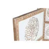 Folding screen Home ESPRIT White Natural Mango wood MDF Wood 153 X 2,3 X 182 CM