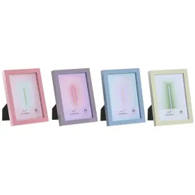 Фото рамка Home ESPRIT Синий Зеленый Стеклянный Деревянный MDF город (4 штук)