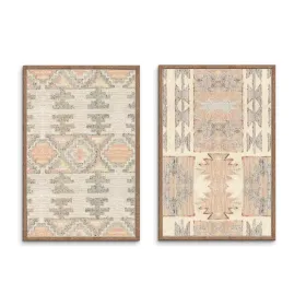 Картина Home ESPRIT Хлопок древесина акации 75 x 3 x 105 cm