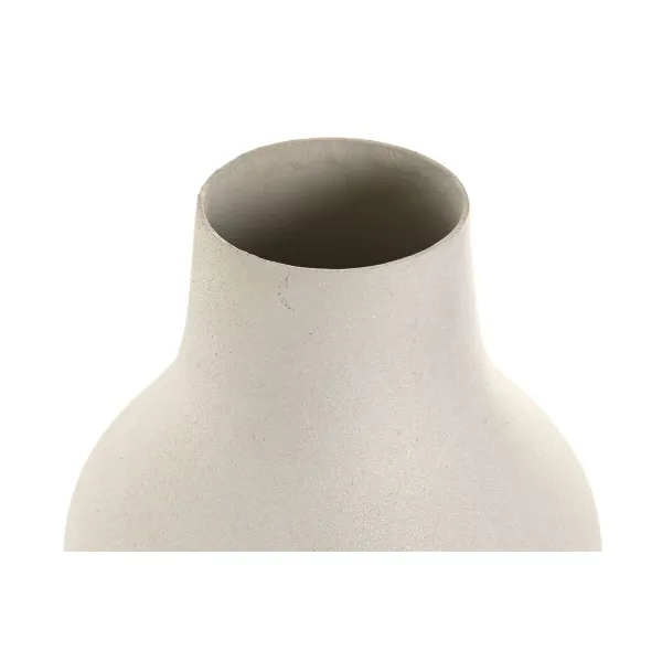 Vāze Home ESPRIT Balts Bronza Alumīnijs Moderns 15 x 15 x 52 cm