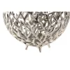 Žvakidė Home ESPRIT Sidabras Aliuminis 20 x 20 x 18 cm