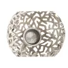 Candleholder Home ESPRIT Silver Aluminium 20 x 20 x 18 cm