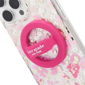 Kate Spade New York Magnetic Loop Grip - MagSafe finger holder (Pom Pom Pink)