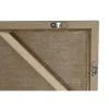 Glezna 3D Home ESPRIT Džuts polistirols 90 x 4 x 120 cm