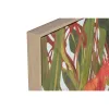 Полотно Home ESPRIT Жёлтый Синий Цветы Shabby Chic 100 x 4 x 100 cm (2 штук)