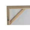 Полотно Home ESPRIT Жёлтый Синий Цветы Shabby Chic 100 x 4 x 100 cm (2 штук)