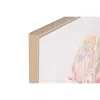 Полотно Home ESPRIT Зеленый Розовый Цветы Shabby Chic 75 x 4 x 100 cm (2 штук)
