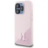 Karl Lagerfeld Silicone Shadow Metal Initial MagSafe - Case for iPhone 15 Pro Max (pink)