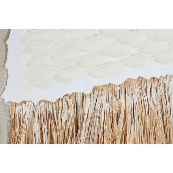 Canvas Home ESPRIT Balts Dabisks Boho 82 x 4,5 x 82 cm (2 gb.)