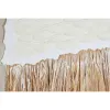 Canvas Home ESPRIT White Natural Boho 82 x 4,5 x 82 cm (2 Units)