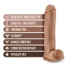 Realistic Dildo Blush Au Naturel TPE Ø 5,1 cm