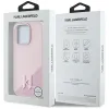 Karl Lagerfeld Silicone Shadow Metal Initial MagSafe - Case for iPhone 15 Pro Max (pink)