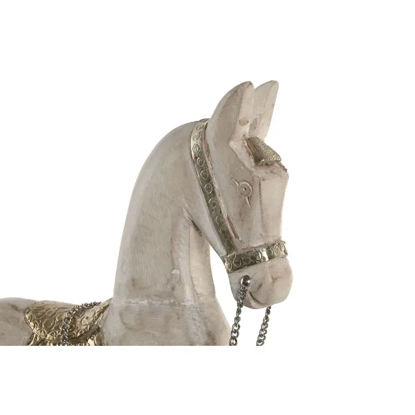 Декоративная фигура Home ESPRIT Серебристый Натуральный Лошадь 53 X 10 X 60 CM