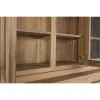 Дисплей-стенд Home ESPRIT Стеклянный древесина тика 160 X 45 X 210 CM