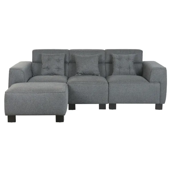 Sofa Home ESPRIT Tamsiai pilka Šiuolaikiškas 231 x 170 x 82 cm
