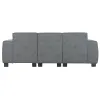 Sofa Home ESPRIT Tamsiai pilka Šiuolaikiškas 231 x 170 x 82 cm