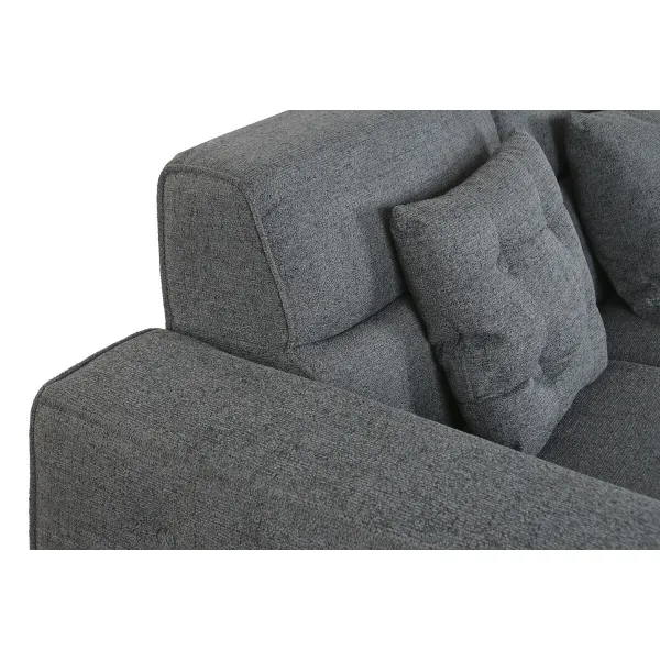 Sohva Home ESPRIT Tumman harmaa Moderni 231 x 170 x 82 cm