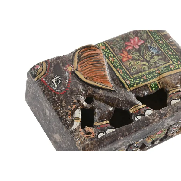 Шкатулка Home ESPRIT Коричневый Разноцветный 15 X 10 X 5,5 CM