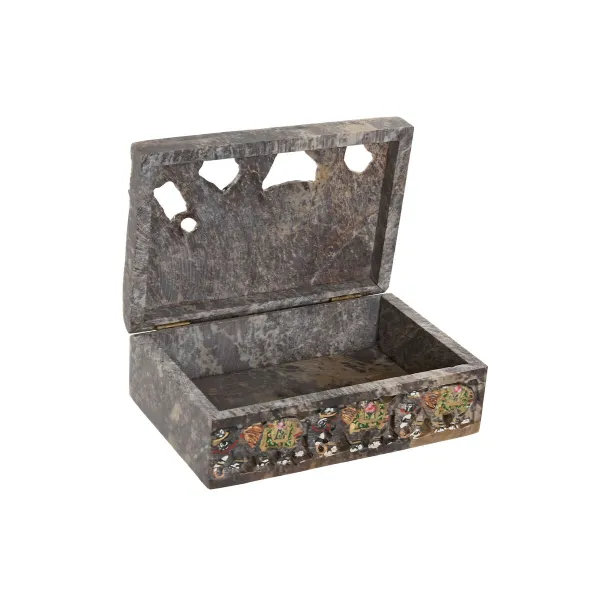 Шкатулка Home ESPRIT Коричневый Разноцветный 15 X 10 X 5,5 CM