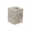 Hammasharjateline Home ESPRIT Valkoinen Ruskea Marmori 7,5 x 7,5 x 10,5 cm