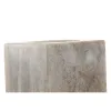 Hammasharjateline Home ESPRIT Valkoinen Ruskea Marmori 7,5 x 7,5 x 10,5 cm