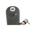 Ziepju dozators Home ESPRIT Zaļš Sudrabains Nerūsējošais tērauds Marmors Moderns 7,5 x 7,5 x 18 cm