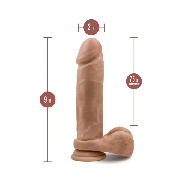 Realistic Dildo Blush Dr Skin Silicone Ø 5 cm