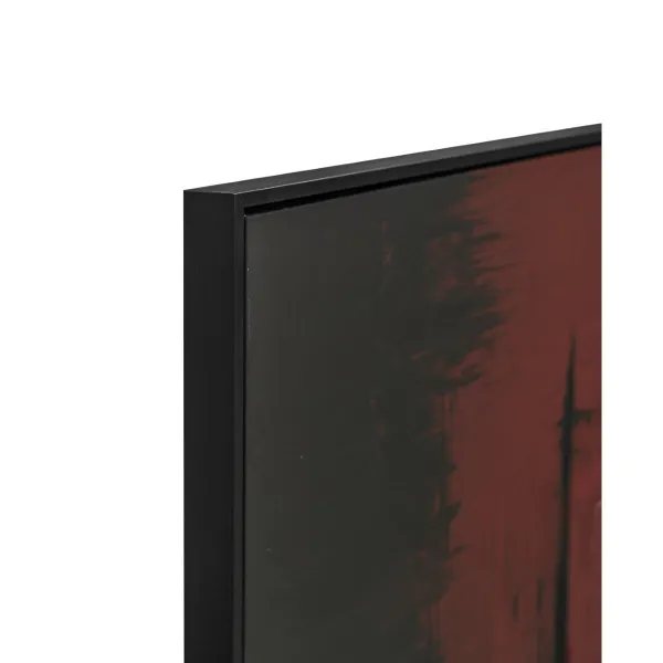 Полотно Home ESPRIT Чёрный Красный современный 83 x 4 x 123 cm (2 штук)