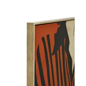 Полотно Home ESPRIT Чёрный Красный город 83 x 4 x 123 cm (2 штук)