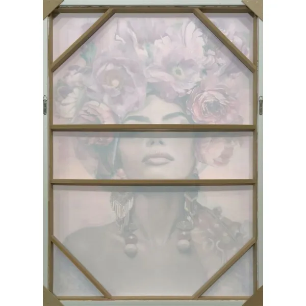 Painting Home ESPRIT Velvet polystyrene 103 x 4,5 x 143 cm