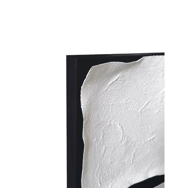 Kangas Home ESPRIT Valkoinen Musta Moderni 80 x 4 x 80 cm (2 osaa)