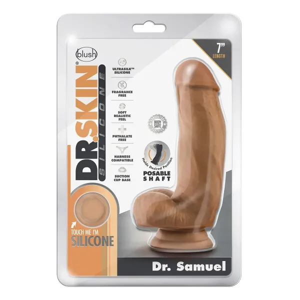 Realistic Dildo Blush Dr Skin Silicone Ø 3,5 cm