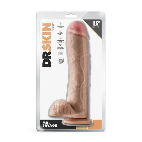 Realistic Dildo Blush Dr Skin PVC Ø 6,3 cm