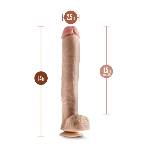 Realistic Dildo Blush Dr Skin PVC Ø 6,3 cm