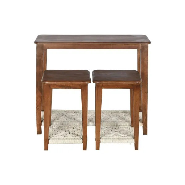 Набор из трех столиков Home ESPRIT Коричневый 95 x 40 x 81 cm (3 Предметы)