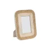 Photo frame Home ESPRIT Brown Crystal Rope Mango wood Natural Cottage