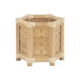 Подставка под цветочный горшок Home ESPRIT Бамбук ротанг Тропический 46 x 40 x 40 cm