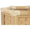 Подставка под цветочный горшок Home ESPRIT Бамбук ротанг Тропический 46 x 40 x 40 cm