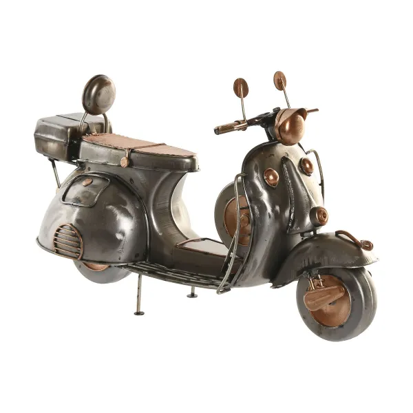Dekoratīvās figūriņas Home ESPRIT Bronza Sudrabains Motocikls Vintage 30 x 11 x 17 cm