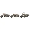 Декоративная фигура Home ESPRIT Синий Зеленый Розовый Серебристый Мотоцикл Vintage 27 X 10 X 15 CM (3 штук)
