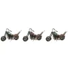 Dekoratīvās figūriņas Home ESPRIT Zils Zaļš Ceriņš Motocikls Vintage 23 x 8 x 11 cm (3 gb.)