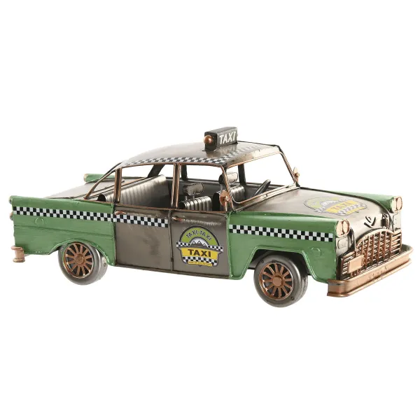 Dekoratyvinė figūrėlė Home ESPRIT Žalia Sidabras Automobilis Vintage 32 x 14 x 13 cm