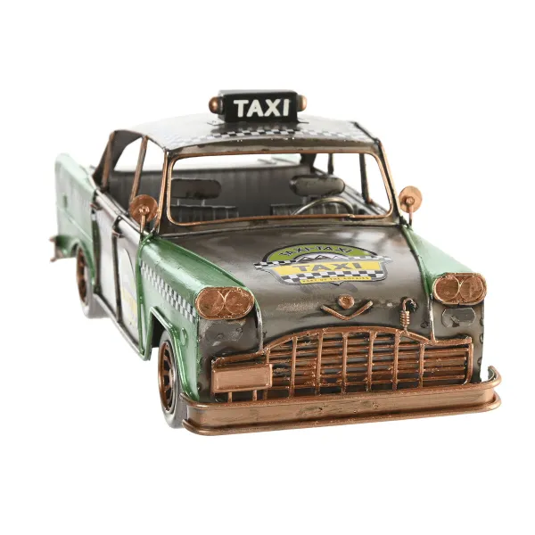 Dekoratīvās figūriņas Home ESPRIT Zaļš Sudrabains Automobilis Vintage 32 x 14 x 13 cm