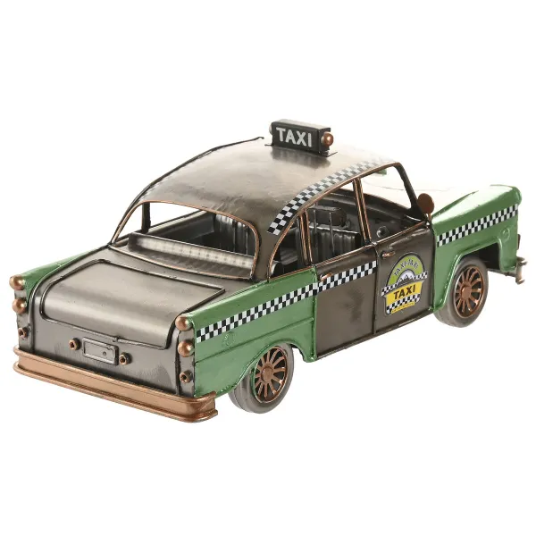 Dekoratīvās figūriņas Home ESPRIT Zaļš Sudrabains Automobilis Vintage 32 x 14 x 13 cm